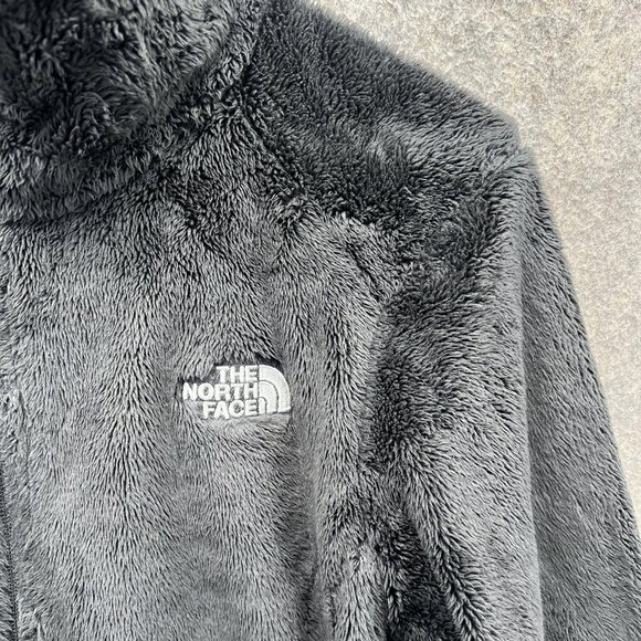 The North Face Fleece Jacket Womens Medium Black Osito 2 Soft Full Zip - Picture 9 of 12